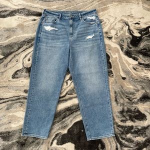 American Eagle Stretch Mom Straight Jeans Women Sizing US Size 16 Regular